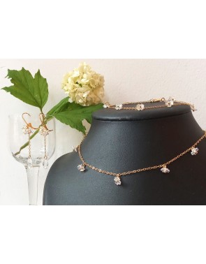 Collier Semi de Fleurs (Collection Fleur Crystal)